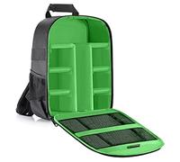 GLBMLMTHZP Camera Bag Waterproof And Shockproof Partition Protection Backpack, Suitable For SLR/digital SLR/mirrorless Camera Lens Battery camera bag(Groen)