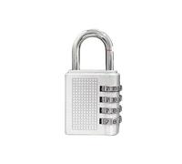 GLBMLMTHZP Combination Lock Padlock Luggage Anti-Theft Weatherproof Security Outdoor Gym Safely Code Door Black Digital Padlock(Silver)