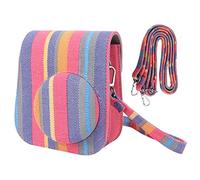 GLBMLMTHZP Foto Studio PVC Camera Bag Protective Case Instant Camera Protective Bag With Shoulder Strap Fit For Fujifilm Instax Mini 11/9/8 camera bag(Rainbow)