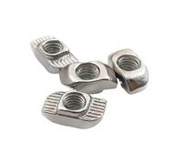 GLBMLMTHZP M3 M4 M5 M6 M8 hammer head t nut Drop in fasten connector slide Square Nuts(20-M4 50pcs)