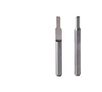 GLBMLMTHZP Milling Cutter 3.175mm Shank Parallel Bits One Edge Straight CNC End Mill Tool Carbide Engraving PCB Router Bit Milling Cutter Set(3.175x2.5x8x33)