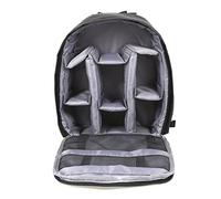 GLBMLMTHZP Multi-functional Waterproof Dslr Camera Photo Lens Bag Backpack Knapsack Large Capacity Portable Travel For Outside Photography camera bag(Type 2-Grey)