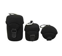 GLBMLMTHZP Neoprene Lens Bag Lens Bag Fit For Canon EF-M 18-150mm 18-55mm 55-200mm Fit For Sony E 10-18mm Fit For Nikon Mirrorless Camera camera bag(SML)