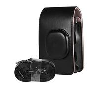 GLBMLMTHZP Retro Soft Mini Camera Bag PU Leather Case With Shoulder Strap Instant Camera Bag Fit For Fujifilm Instax Mini LiPlay camera bag(Black)
