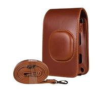 GLBMLMTHZP Retro Soft Mini Camera Bag PU Leather Case With Shoulder Strap Instant Camera Bag Fit For Fujifilm Instax Mini LiPlay camera bag(Bruin)