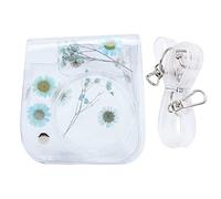 GLBMLMTHZP Transparent Small Instant Camera Bag PVC Protective Case With Shoulder Strap Camera Accessory Fit For Fujifilm Instax Mini 11/9/8 camera bag(Blu)