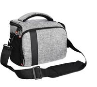 GLBMLMTHZP Waterproof Nylon Shoulder Camera Bag SLR Camera Bag Lens Pouch Bag Fit For Sony Fit For Canon Fit For Nikon B500 P900 D90 D750 D7000 camera bag(Dark Grey)