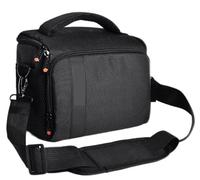 GLBMLMTHZP Waterproof Nylon Shoulder Camera Bag SLR Camera Bag Lens Pouch Bag Fit For Sony Fit For Canon Fit For Nikon B500 P900 D90 D750 D7000 camera bag(Black)