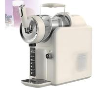 GLBMXDD 1.8L Professional Slushy Machine for Home, No Ice Needed Automatic Beverage Machine,LED Display, 360° Rotating, Perfect for Home and Commercial Beige