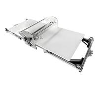 GLBMXDD Commercial Electric Dough Sheeter, Folding Dough Sheeter, Stainless Steel Construction. Thickness Control from 2-30 mm Auto Forward/Reverse for Bakeries and Pizzerias