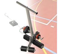 GLBMXDD Floor Tape Applicator, Court Line Tape Machine with Drawing Circle Kit, for Iines and Circles, Height Adjustable, for Basketball Courts, Road Warning and Parking Space
