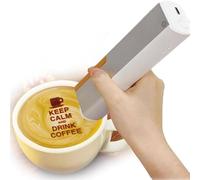 GLBMXDD Handheld Portable Coffee Printing Latte Art Printer,DIY Design PrintPen ， Edible mini food printer ， for bread, cake, cookie decoration，18x6x6cm