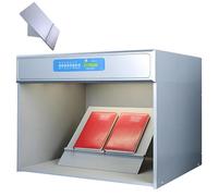 GLBMXDD Light Booth Color Matching Assessment Cabinet,Lab Color Matching Light Box 4/5/6 Light Sources Light Box,for Textile Printing,ceramics, shoes, leather 45°grandstand-Fivelight