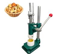 GLBMXDD Manual Egg Pie Press Machine,with 1 Mold Kitchen Baking Tools, Cheese Tart Crust Press Machine,or Making Egg Tart Pie Crepe Cookies,cheese tarts, flower-shaped tarts Y29