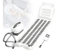 GLBMXDD Portable Bubble Bath Mat, Bathtub Mat with Air Massage, Remote Control and Pillow,6-Speed Adjustable Bathtub Bubble Machine for Home Relaxation Extended124cm