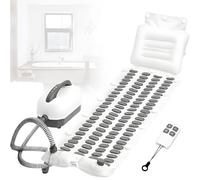 GLBMXDD Portable Spa Bubble Bath Massager,Bubble Bath Mat Tub Spa Massager,with Electric Air Pump, Pillow and Remote Control 6-Speed Adjustable for Home Relaxation Regular114cm