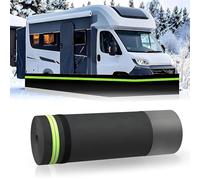 GLBMXDD Rv Skirt for Travel Trailer with Reflective Strip & Steel Mesh at the Bottom,Rv Skirting for Winter, 31.5" Tall Easy Install & Store, All-Seasons Use 28m/91ft