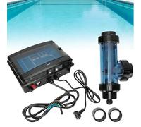 GLBMXDD Swimming Pool Chlorinator, Salt Water Pool Chlorinator System, 5/10/15/20/30/50G/H Salt Chlorine Machine, Chlorine Generator for Swimming Pool Size 10-100 Cubic Meters 20g/h