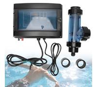 GLBMXDD Swimming Pool Salt Chlorinator, Chlorine Generator, 5-50G/H Salt Water Pool Chlorinator System, Stable Performancefor Swimming Pool Size 10-100 Cubic Meters 5g/h