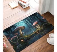 GlbnSHeric Outdoor Door Mat Front Doormat 40 x 60 CM Bathroom Doormats Fantasy Forest Mushroom Door Mats for Bathroom Entryway Welcome Mats for Outdoor Indoor Non-Slip Home Decoration Mat Outdoor Mat