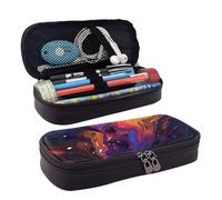 GlbnSHeric Pencil Bag Retractable Pencil Case Abstract Texture Fluid Pen Bag Stationery Case with Zipper Pen Holder Aesthetic Pencil Cases for Office Work 9 Ã- 20 CM