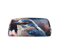 GlbnSHeric Pencil Bag Retractable Pencil Case Bird Resting on Branch Pen Bag Stationery Case for Office Pen Holder for Work Retractable Pencil Cases with Zipper 8 × 20.5 CM