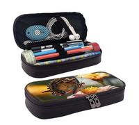 GlbnSHeric Pencil Bag Retractable Pencil Case Butterfly on Flower Pen Bag Stationery Case with Zipper Pen Holder Aesthetic Pencil Cases for Office Work 9 Ã- 20 CM
