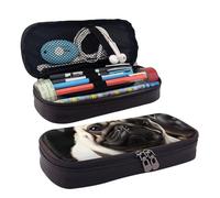 GlbnSHeric Pencil Bag Retractable Pencil Case Cool Pug Dog Pen Bag Stationery Case with Zipper Pen Holder Aesthetic Pencil Cases for Office Work 9 × 20 CM