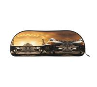 GlbnSHeric Pencil Bag Retractable Pencil Case Falcon Fighter Pen Bag Stationery Case for Office Pen Holder for Work Retractable Pencil Cases with Zipper 6.5 × 19 CM