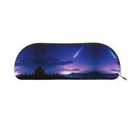 GlbnSHeric Pencil Bag Retractable Pencil Case Night Sky Silhouette Pen Bag Stationery Case for Office Pen Holder for Work Retractable Pencil Cases with Zipper 6.5 × 19 CM