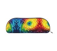 GlbnSHeric Pencil Bag Retractable Pencil Case Rainbow Swirl Pen Bag Stationery Case for Office Pen Holder for Work Retractable Pencil Cases with Zipper 6.5 × 19 CM