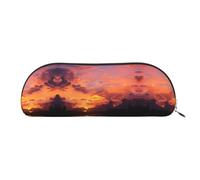 GlbnSHeric Pencil Bag Retractable Pencil Case Sunset at Dusk Pen Bag Stationery Case for Office Pen Holder for Work Retractable Pencil Cases with Zipper 6.5 × 19 CM