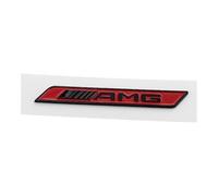 GLBPVPMTMB 2pc 3D ABS Chrome Red Black Logo AMG Emblem Car Fender Side Badge Decal For Mercedes Benz GLE W167 W166 AMG Sticker Accessories Car Sticker(Red Black 2pc)