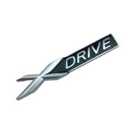 GLBPVPMTMB 2Pcs 3D Metal Car Emblem Badge Sticker Sdrive Edrive Xdrive Logo For 3 5 Series E90 E39 E46 F10 F20 F30 X1 X3 X5 X6 Accessories Car Sticker(Metal Xdrive)