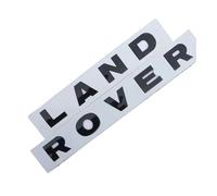 GLBPVPMTMB 3D ABS Logo For Land Rover Letters Sticker Car Front Hood Bonnet Emblem For Land Rover Defender Discovery Sport Evoque Accessories Car Sticker(Glossy Black)