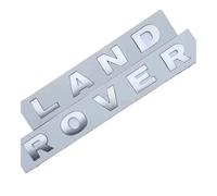 GLBPVPMTMB 3D ABS Logo For Land Rover Letters Sticker Car Front Hood Bonnet Emblem For Land Rover Defender Discovery Sport Evoque Accessories Car Sticker(Matte Silver)