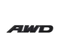 GLBPVPMTMB 3D Metal AWD Logo Universal Car Emblem Fender Badge Trunk Decal Sticker For VW Toyota Honda CRV XRV MAZDA 4WD SUV 4x4 Off Road Car Sticker(Big-Black)