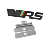GLBPVPMTMB Metal Car Rear Trunk Badge Sticker Front Grill VRS Emblem Logo For Skoda VRS Octavia 1 2 3 Rapid Kodiaq Karoq Fabia Kamiq Superb Car Sticker(Grille-Black)