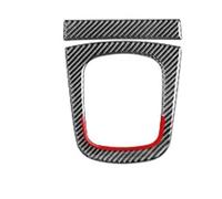 GLBSNMAP Carbon Fiber Center Console Gear Shift Knob Panel Trim Frame Sticker Compatible for Audi Q3 8U 2013-2018 Car Interior Tuning Accessories(Gear S Element)