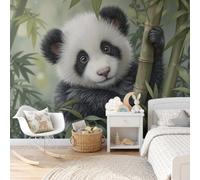 GLCWARM 3D Panoramic Three-Dimensional Animals Wallpaper Mural