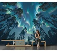 GLCWARM 3D The Shadows of Trees Against The Sky Wall Mural