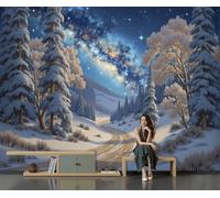 GLCWARM Astronomical Photography Mural Wallpaper 300X210Cm