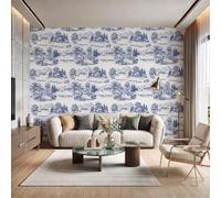 GLCWARM Mountain Waterfall Wallpaper Murals 350X256Cm | Classical Natural Scenery Art Hd Poster Mural 3D Photo Wallpaper for Bedroom Living Room Home Office Backdrop Wall Decor