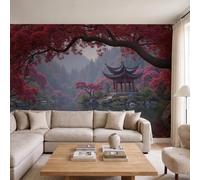 GLCWARM Mural Wallpaper Gardens Landscapes 250X175Cm