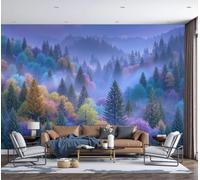 GLCWARM Mural Wallpaper Healing Illustrations 200X140Cm