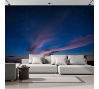 GLCWARM Mural Wallpaper Night Sky Scenery 250X170Cm