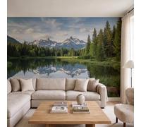 GLCWARM Mural Wallpaper North American Natural Scenery 350X256Cm