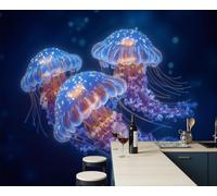 GLCWARM Mural Wallpaper Ocean Photography 450X315Cm