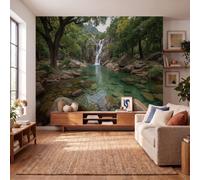 GLCWARM Mural Wallpaper Primeval Jungle Scenery 450X300Cm