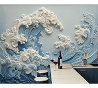 GLCWARM Mural Wallpaper Three-Dimensional Relief Art 300X210Cm